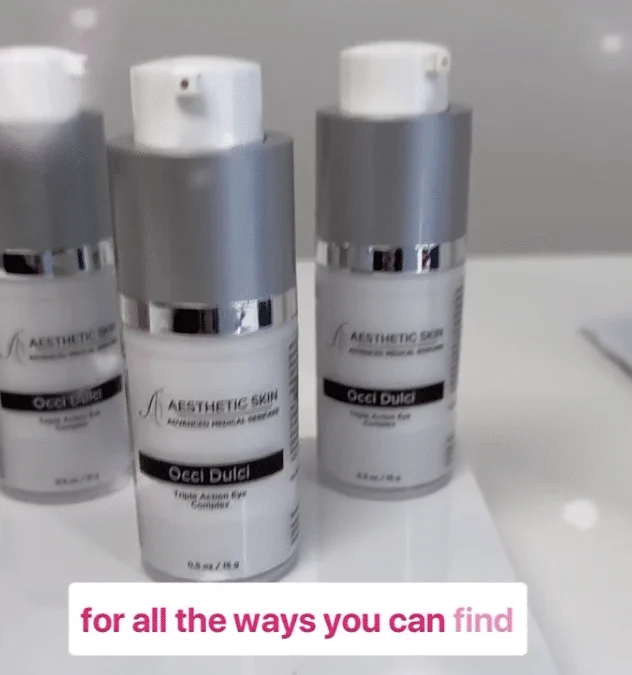 aesthetic skin skincare products
