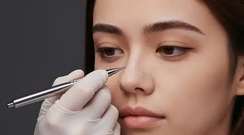 The luxury of a nose job no one notices
