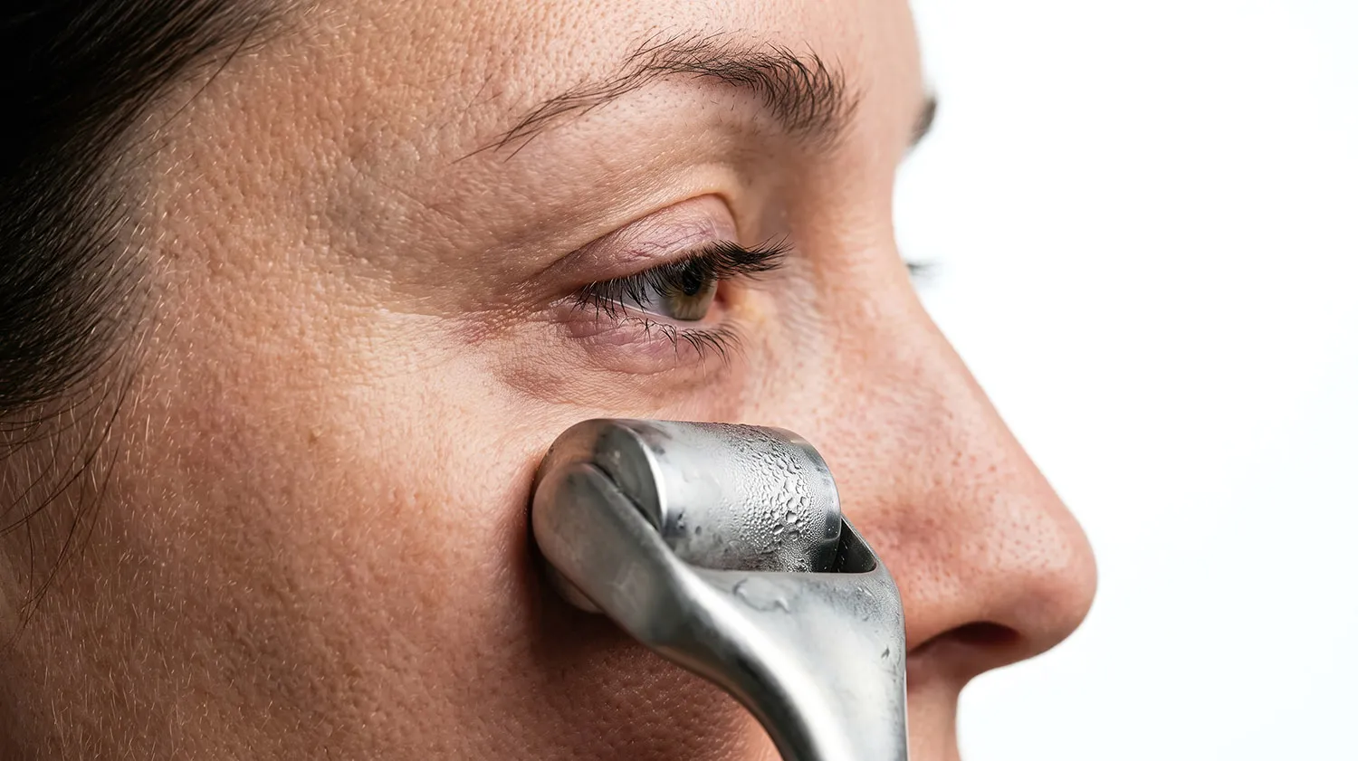 cold ice roller under eye massage cold ice roller under eye massage